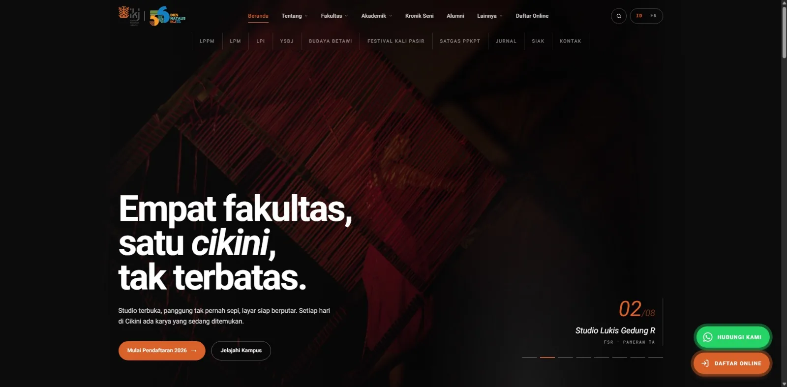 IKJ Web screenshot